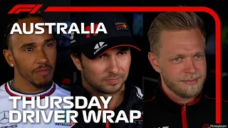 Thursday Drivers' Wrap | 2023 Australian Grand Prix