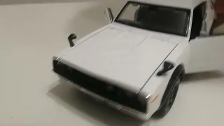 коллекционная модель Nissan skyline 2000 gt-r масштаб 1:24