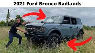 All New 2021 Bronco Badlands 4 Door - In Depth Review & Walk Around - Is The Badlands The Best Trim?