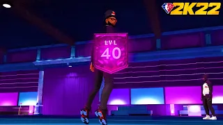 I HIT LEVEL 40 AND UNLOCKED THE *NEW* SKELETON MASCOT AFTER 24 HOURS ON NBA 2K22