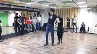 Кизомба  Сальса в Новосибирске. Открытый урок. Школа танцев Джой.