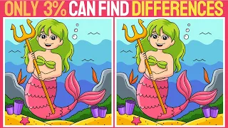 【Spot the difference】Only genius can find differences | Find 3 Differences between two pictures