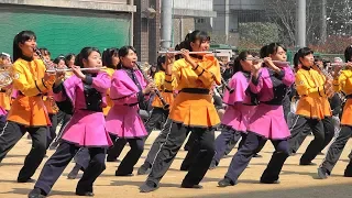 出雲商業高校吹奏楽部＋京都橘高校吹奏楽部　2018京都さくらパレード 交歓コンサート