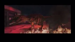 Dino Crisis - Tyrannosaurus Attacks Helicopter