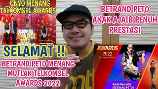 LUAR BIASA!! BETRAND PETO PUTRA ONSU MENANG TELKOMSEL AWARDS 2022 | ANAK AJAIB YANG NGGAK ADA LAWAN