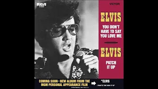 Elvis Presley - Patch It Up (Single Version) (Audio)