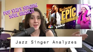 The Voice! [ Coach Performance] - SINGER REACTS