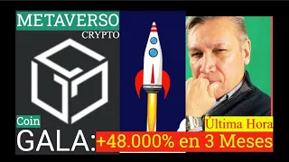 GALA: CRYPTOMONEDA del METAVERSO LO HARÁ MILLONARIO  2022 | METAVERSO CRYPTO | PRECIO DE BITCOIN