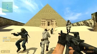 Counter Strike Source - Zombie Escape mod Multiplayer Gameplay Walkthrough on Stargate map