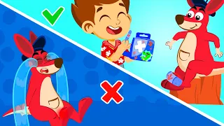 Sing Boo Boo song with Superzoo!  | Kids and toddlers Nursery Rhymes