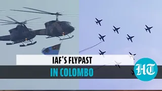 Watch: IAF participates in Sri Lanka Air Force’s 70th anniversary celebrations