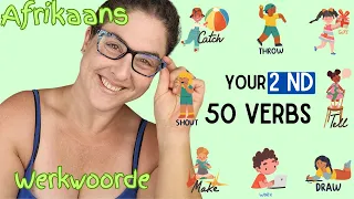 Learn your next 50 Afrikaans VERBS