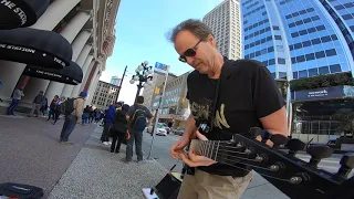 Green onions - Street guitarist rips nasty guitar solo on Booker T and the MG's classic 4/30/19