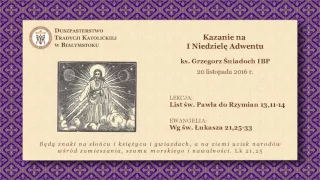 Znaki na słońcu, księżycu i gwiazdach wg Ewangelii św. Łukasza - ks. Grzegorz Śniadoch IBP