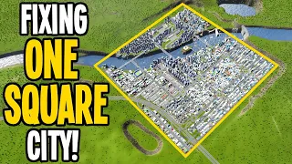 Epic Fix of One Tile City in Cities: Skylines! (One Square Challenge)