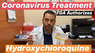 Coronavirus Treatment Hydroxychloroquine & Chloroquine Receives FDA Authorization for Covid-19 Use