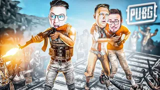 ЗОМБИ АПОКАЛИПСИС В PUBG! ПАЦАНЫ, ДЕРЖИТЕСЬ! БАНДА ЮТУБА ПРОТИВ 100 ЗОМБИ!