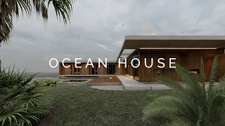 Architect designs a minimalist contemporary house with views to the ocean (house tour)