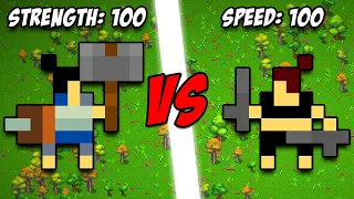 Would Speed Or Strength Win? - Worldbox
