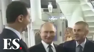 Trump news: Putin and Assad caught on video mocking Donald Trump during Damascus summit