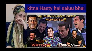 Pakistani Reaction: SALMAN KHAN'S BEST MOMENTS THAT WILL SURELY MAKE YOUR DAY "LAUGHING MOMENTS"