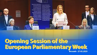 Opening Session of the European Parliamentary Week - 27th February 2023