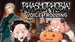 ANYA VOICE TROLLING ON PHASMOPHOBIA | "HALLOWEEN"