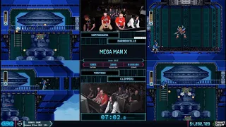 Mega Man X Race by Tokyo90, darrenville, Clipper1 and Soppanaama in 37:05 - AGDQ2020