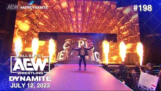 Chris Jericho entrance in his homecountry of Canada: AEW Dynamite, July 12, 2023