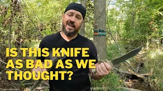 Harbor Freight Knife - Putting it to the Test