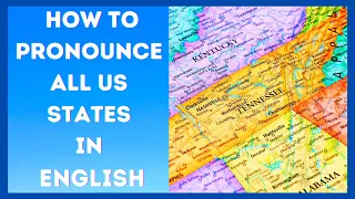 How to Pronounce all US States l English Pronunciation Practice