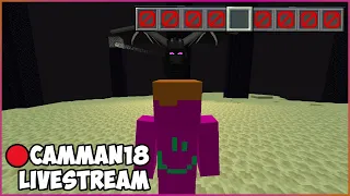 Beating Minecraft with Only ONE Inventory Slot camman18 Full Twitch VOD