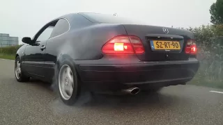 Mercedes CLK230 automatic crazy burnout