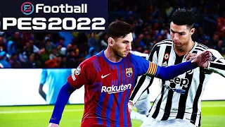 MESSI vs RONALDO | PES 2022 PS5 MOD Ultimate Difficulty 4K Texture HDR Next Gen