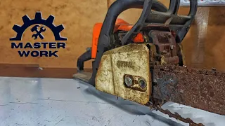 RUSTY CHAINSAW RESTORATION - Stihl 017 GASOLINE CHAINSAW - PART 3