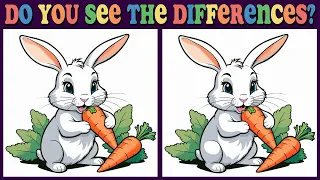 Spot the 3 differences 🧩 Сute animal pictures  🤔86