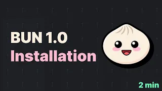 How to install BUN 1.0