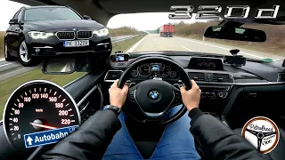 2015 BMW 320d F31 (190 KM) | V-MAX, 100-200 km/h. Próba autostradowa, AUTOBAHN.