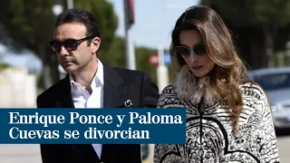 Enrique Ponce y Paloma Cuevas se divorcian tras 24 años de matrimonio