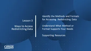 Lesson 3: Ways to Access Redistricting Data