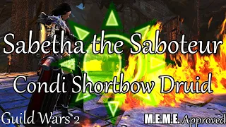 GW2: Condi Shortbow Druid - Sabetha the Saboteur (2023)