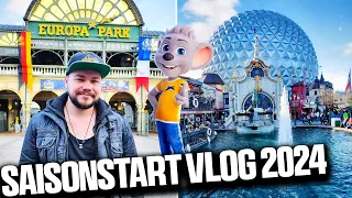 EUROPA PARK Saisonstart Vlog 2024 [Teil 1] - Der erste Teil der Vloggingreihe I Europa Park Rust