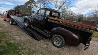 Towing a 1951 Chevrolet 3100 Pickup!