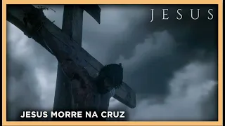 Jesus morre na cruz, iniciando uma tempestade | NOVELA JESUS