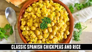 Classic Spanish Chickpeas and Rice | An Iconic Recipe from Cádiz Spain