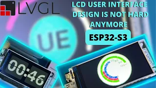 ESP32S3 Interfacing 8bit Display Using LVGL and ESP IDF