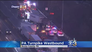 Pennsylvania Turnpike In Bucks County Reopens After Multi-Vehicle Crash