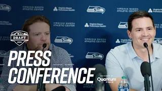 Seahawks Draft Press Conference: "Christian Haynes Is A Really Good Player" | April 26, 2024