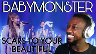 BABYMONSTER - 'Scars To Your Beautiful' COVER (Clean Ver.) | REACTION