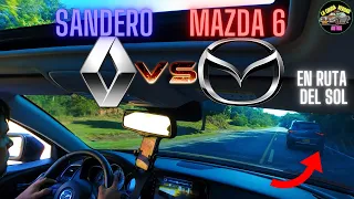 🔴MAZDA 6 vs RENAULT SANDERO STEPWAY🚘EN RUTA DEL SOL ENGANCHADOS🔥